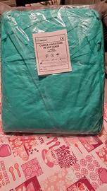 Camice in tnt verde 5 pezzi