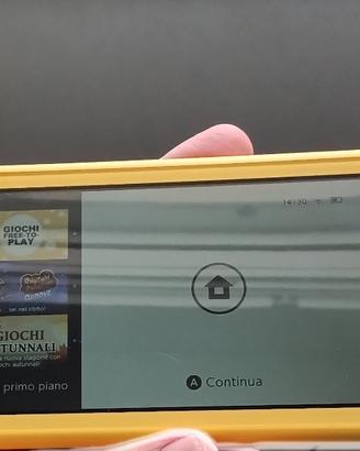 Set Nintendo Switch lite gialla + custodia rigida 