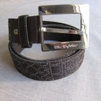 Cintura Blu Byblos Donna con Fibbia Tessuto Pelle