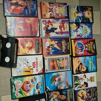 videocassette vhs e video dvd cartoni animati 