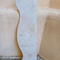 lastra marmo bianco per consolle, bagno , mobile