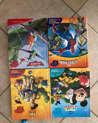 Lotto Libri Gioco 3D Spider-Man Disney Completi