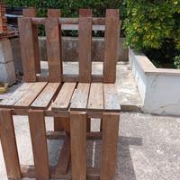 Poltrona in legno 