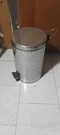 pattumiera inox a pedale 12 lt