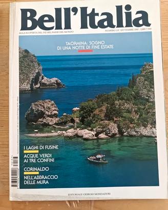 Rivista Bell’Italia n.137 settembre 1997 Taormina