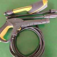 Pistola Karcher con lance e spazzola