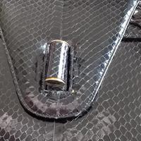 Pochette pelle nera