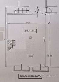 Maxi-Garage di 120 m² in centro a Cordenons