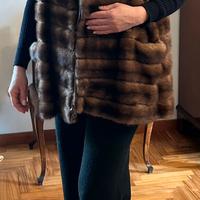 gilet visone