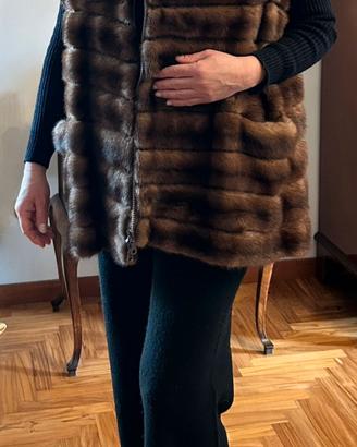 gilet visone