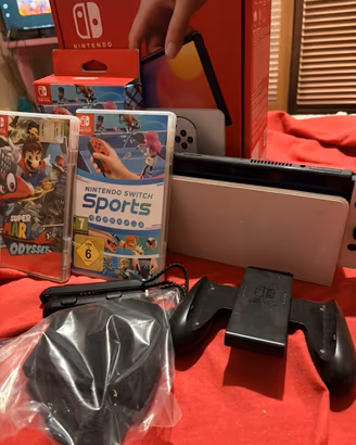 Nintendo switch oled + super mario odissey e sport