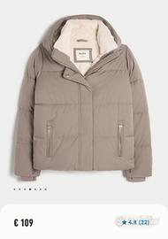 Hollister FAUX FUR-LINED ALL-WEATHER PUFFER JACKET