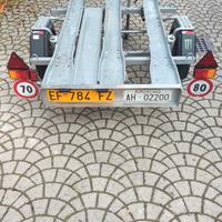 carrello rimorchio porta moto ellebi