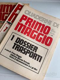 Lotto 5 Riviste Storiche PRIMO MAGGIO (1976-1979)