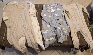 Tutine pigiamini lunghi cotone 