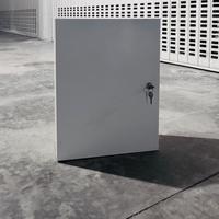 Mobiletto metallico con chiave e scomparti interni