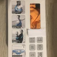 Fascia porta bimbo minimonkey arancione