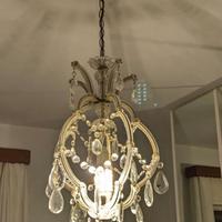 Lampadario stile Maria Teresa anni 50