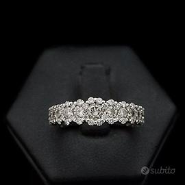 ANELLO CROWN IN ORO 18 KT BRILLANTI  2.16 CT