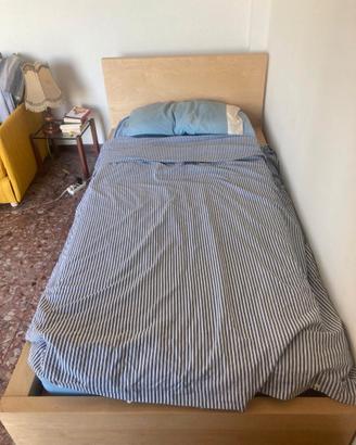 Letto singolo e materasso Ikea sultan