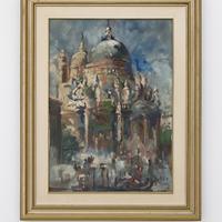 Dipinto Emanuele Cappello ” La Salute” Venezia