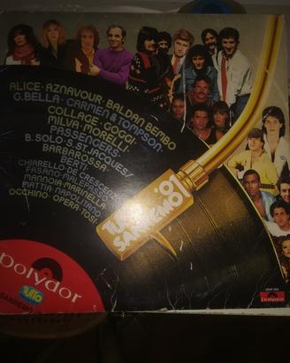 Sanremo 1981 doppio lp in vinile 