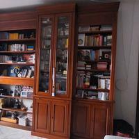 LIBRERIA IN NOCE D'EPOCA anni '70