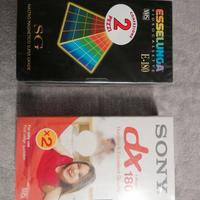 VHS vergini  4 pz da 180min ancora sigillate