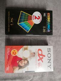 VHS vergini  4 pz da 180min ancora sigillate
