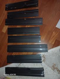 Minigonne leterali auto fibra di carbonio 