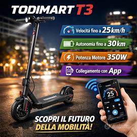 Monopattino elettrico Todimart T3