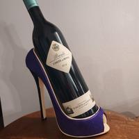 Portabottiglia scarpa col tacco
