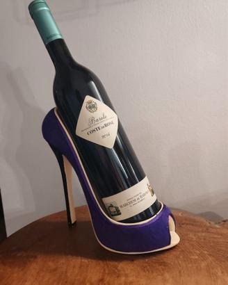 Portabottiglia scarpa col tacco