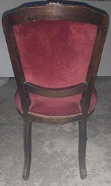 Set 4 Sedie stile Luigi XVI da restaurare 