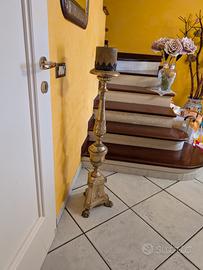  Candeliere da terra Vintage - Porta cero alto