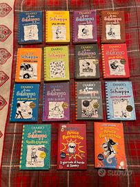 13 libri (+2 Omaggio) "Diario di una Schiappa"