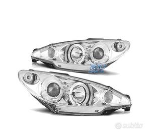 FARI PEUGEOT 206 02- OCCHI ANGEL CROMATI 6K