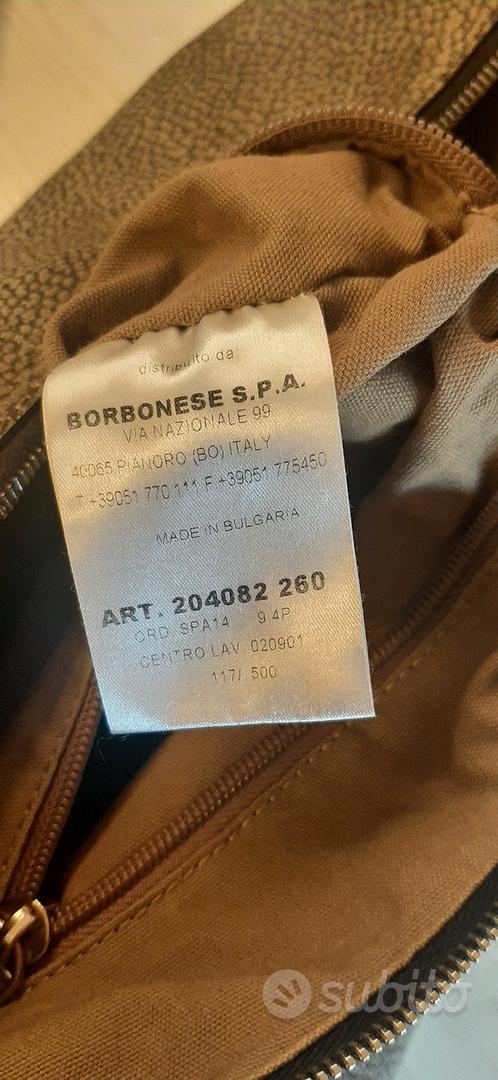 Borsa Borbonese mezza luna Abbigliamento e Accessori In vendita