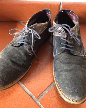 OBJ bugatti scarpe mocassino in camoscio pelle 2 t