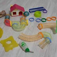kit per gabbia, vari pezzi. per orsetti russi