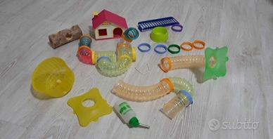 kit per gabbia, vari pezzi. per orsetti russi