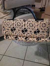 Borsa Imperia con pizzo cm 30x15 nuova 
