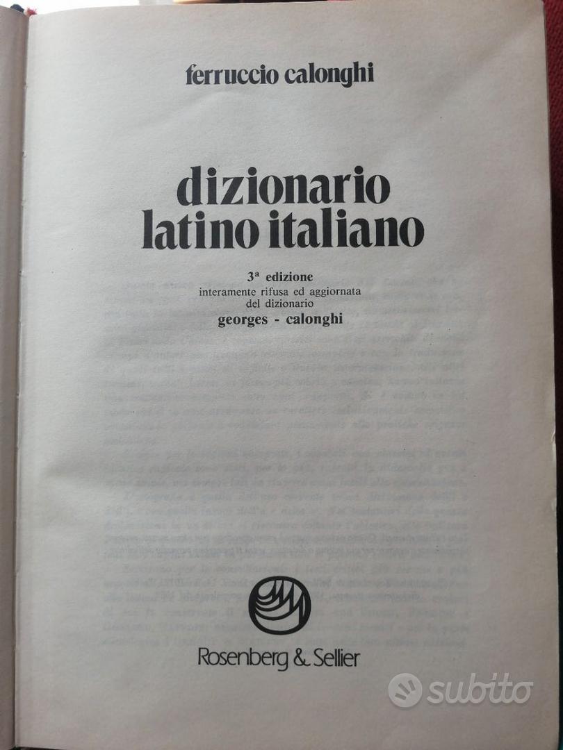 Dizionario di latino per liceo classico - Libri e Riviste In vendita a Pavia