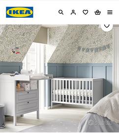 Fasciatoio e lettino ikea