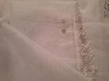 4 tende zanzariere e 4 bastoni allungabili