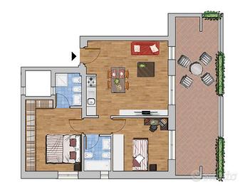 Trilocale Casalecchio di Reno