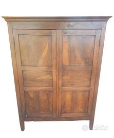 Dispensa Stipo Direttorio Parma noce olmo XVIII