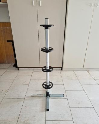 Supporto piedistallo pneumatici ruote con telo