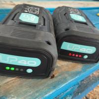 due batterie up40 5ah 