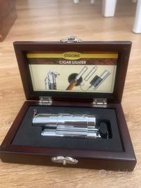 Accendino fiamma laser con forasigari